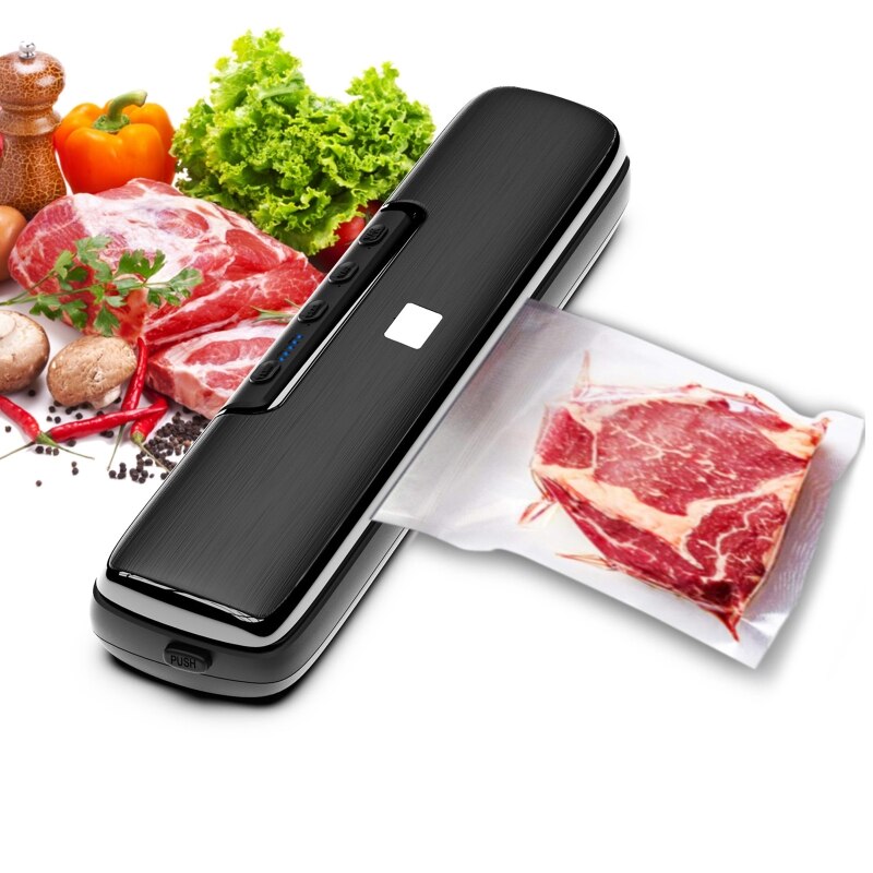 Compacte Vacuüm Sealer Automatische Voedsel Sealer Vacuüm Verpakker Machine Droog &amp; Vochtig Voedsel Behoud Modes W/15Pcs Seal