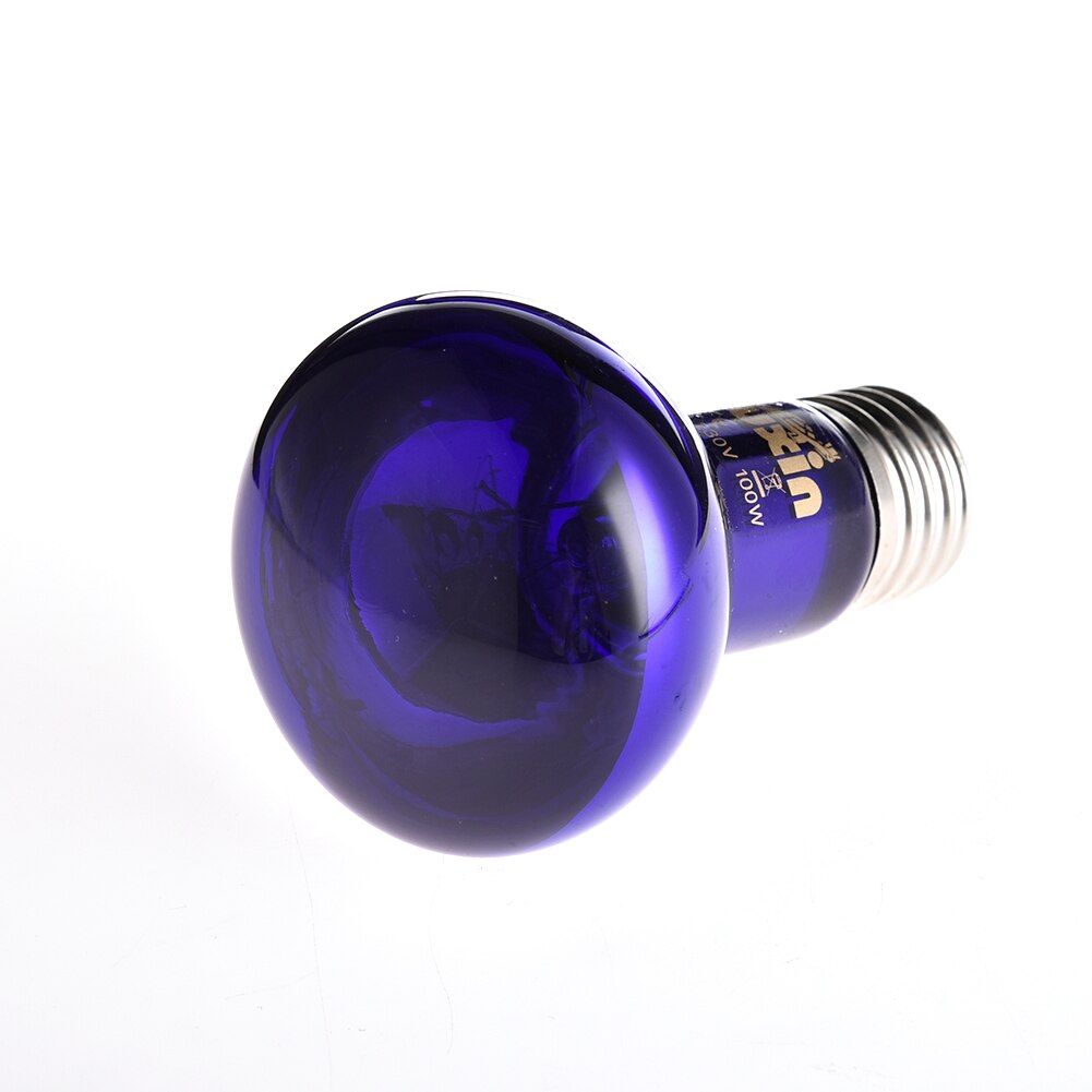 Pet Reptile Heating Bulb Purple Thermal Light Pet Brooder Lamp Night Light For Reptile and Amphibian E27 220-240V