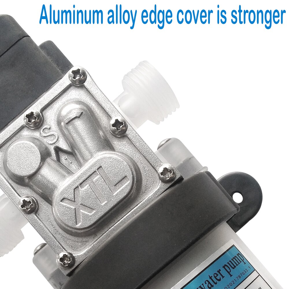 DC 12V 70W food grade self-priming pressurized water pump with switch diaphragm water pump 6L/Min food liquid pressurized