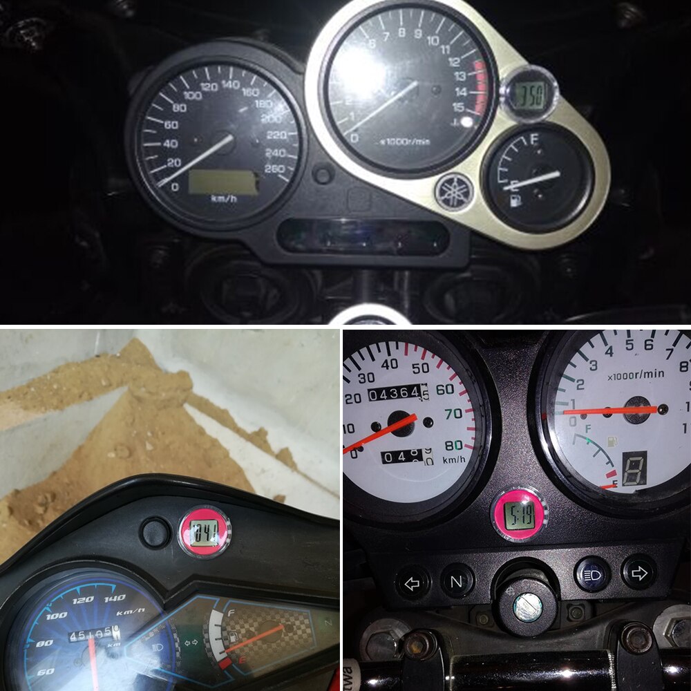 ZSDTRP Universal Motorcycle Clocks Watch Waterproo... Grandado
