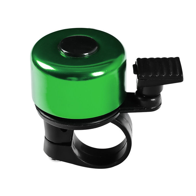 Mini timbre de bicicleta de aleación, alarma de advertencia de seguridad para bicicleta de montaña y carretera, timbre para manillar de ciclismo, bocina: Gris claro