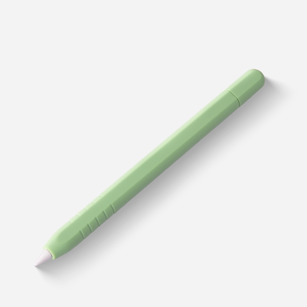 Silikonetui til eple blyant 3, usb-c-etui, ensfarget deksel, pennveske, sklisikkert beskyttelsesetui til ipad penn blyant 3: kaki