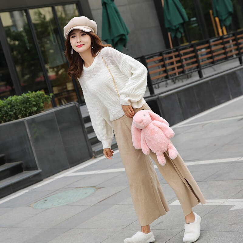 Pluizig Konijn Pluche Zak Meisje Cartoon Konijn Messenger Bag Schouder Konijn Tas