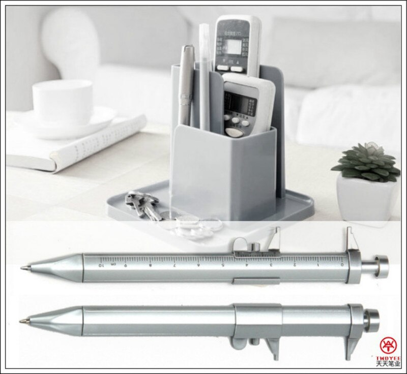 Multifunction 0.5mm Gel Ink Pen Vernier Caliper Roller Ball Pen Stationery Ball-Point 6 colors