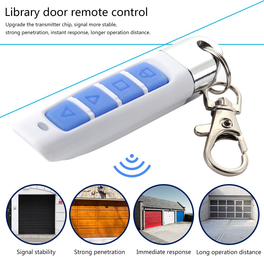 Garagedeur Afstandsbediening Opener 4-Knoppen Controller Zender Draadloze Schakelaar Voor Elektrische Universele Deuren Gate #38