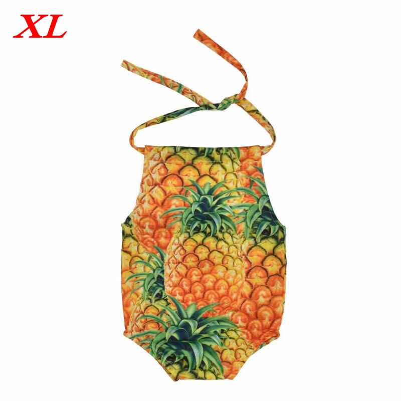 Newborn Kids Baby Girls Swimsuit Bikini Bathing Suit Sleeveless Cute Pineapple Swimsuit Swimwear Bathing Beachwear 1-5Y: XL