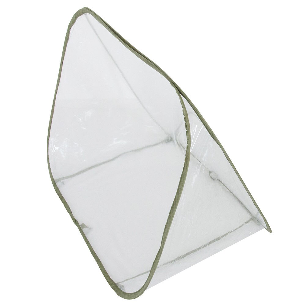 Plant Protective Growing Outdoor Folding Triangle Insect-proof Warm Greenhouse Cover Transmitting Vegetable Transparent Mini