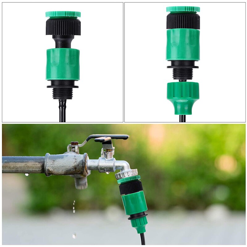 -Drip Irrigation Kit, 30M Adjustable Garden Irrigation System Kit for Landscape, Flower Bed, Terrace Plant Irrigation