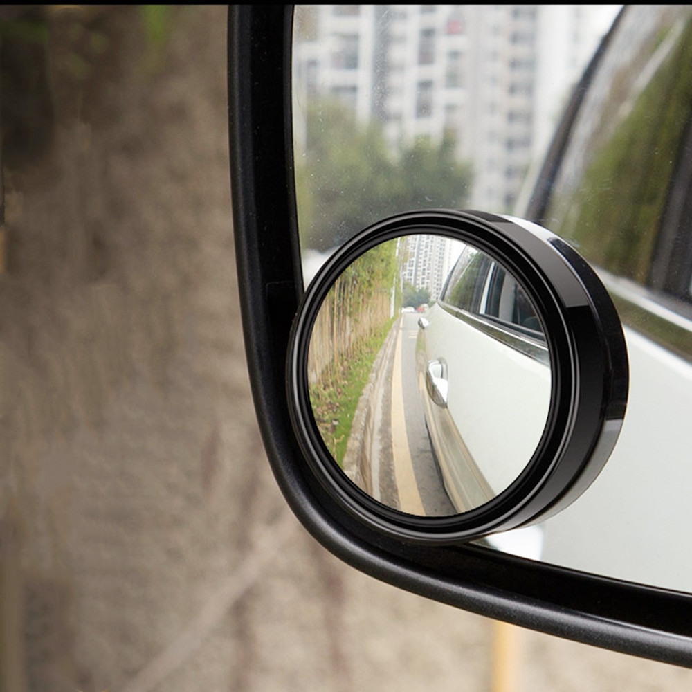 2 Stks/set Auto Achteruitkijkspiegel Blind Zone Extra Mirrormirror Blind Spot 360 Graden Veiligheid Reflector Hd Groothoek Bolle Omkeren