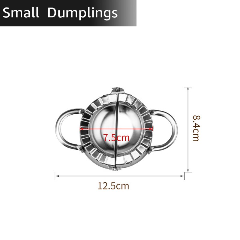 4 in 1 DIY Dumpling Mold Dumplings Maker Tool Wrapper Cutter Jiaozi Pierogi Pastry Molds Kitchen Baking Accessories: Mold S