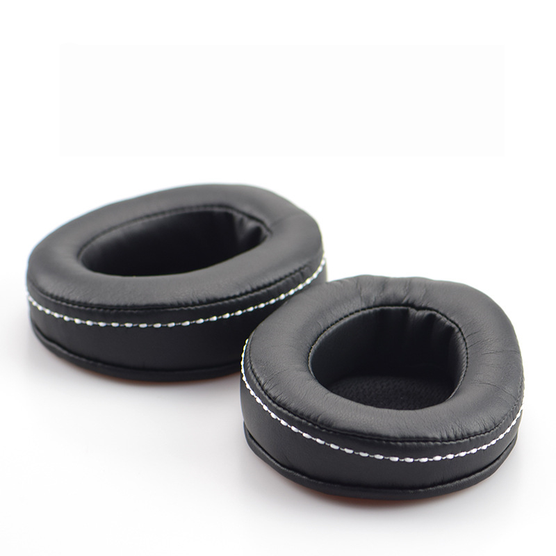 1 Pair Replacement Protein Skin Leather Foam Ear Pads Cushions for DENON AH-D600 AH-D7100 Headphones 1.19