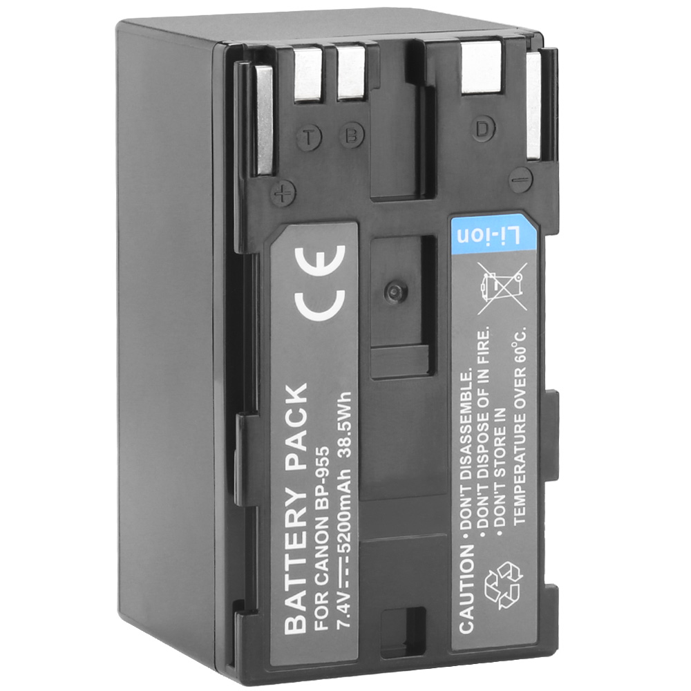 1 Pc 5200mAh BP-955 BP955 Battery For Canon GL2 XF100 XF105 XF300 XF305 XH A1 XL1 XL1S XL2 XM2