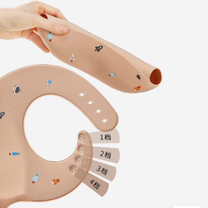 Ins estilo nórdico babadores de silicone do bebê padrão floral antifouling infantil impermeável bib dinnerware bib alimentação roupas avental luz