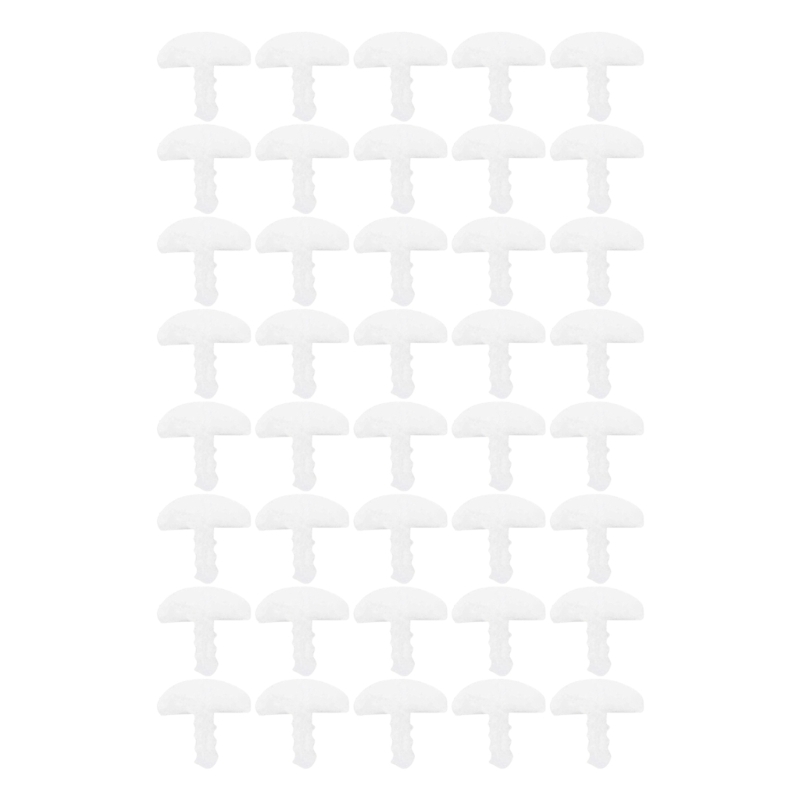 Gordijnrails Accessoires Set 20/40 stuks Witte Plastic Gordijnrail Stoppers Draperie Rails Glijdende Zweefvliegtuigen