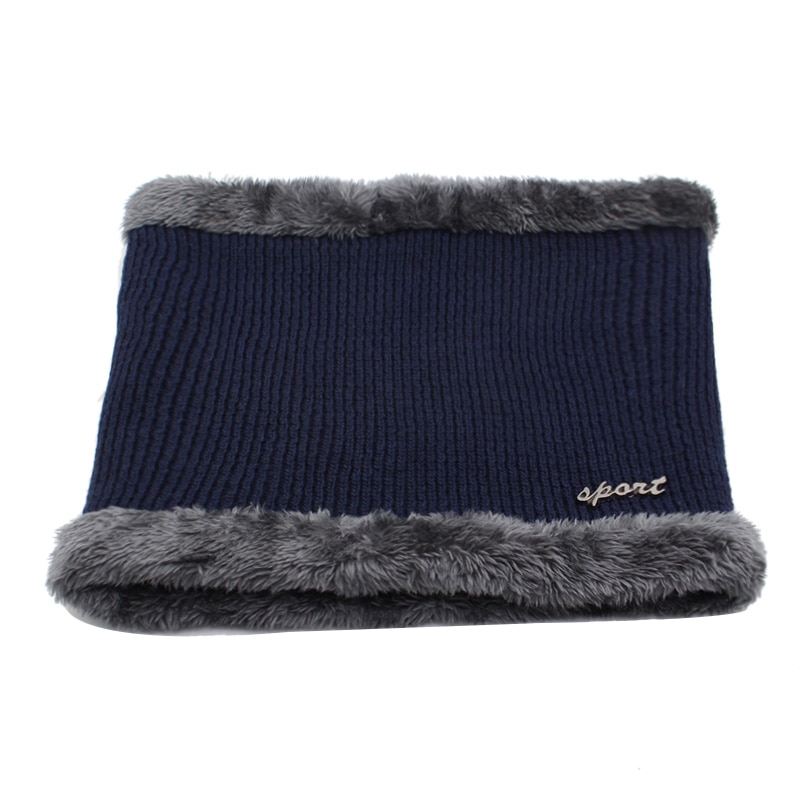 AETRUE Winter Männer Schal Ring Gestrickte Schals Für Männer Frauen Nacken Snood Kette Verdickt Wolle Kragen Warme Weiche Schals