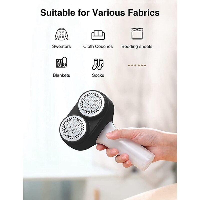 Fabric Shaver, Electric Lint Remover, Sweater Defuzzer, Effectively Remove Fuzz