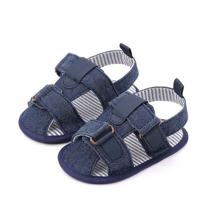 Sommer Baby Schuhe Weiche Baumwolle Einfarbig Neugeborenen Jungen Schuhe nicht-Unterhose Sohlen Kleinkind Sandalen Erste Wanderer für Jungen mädchen