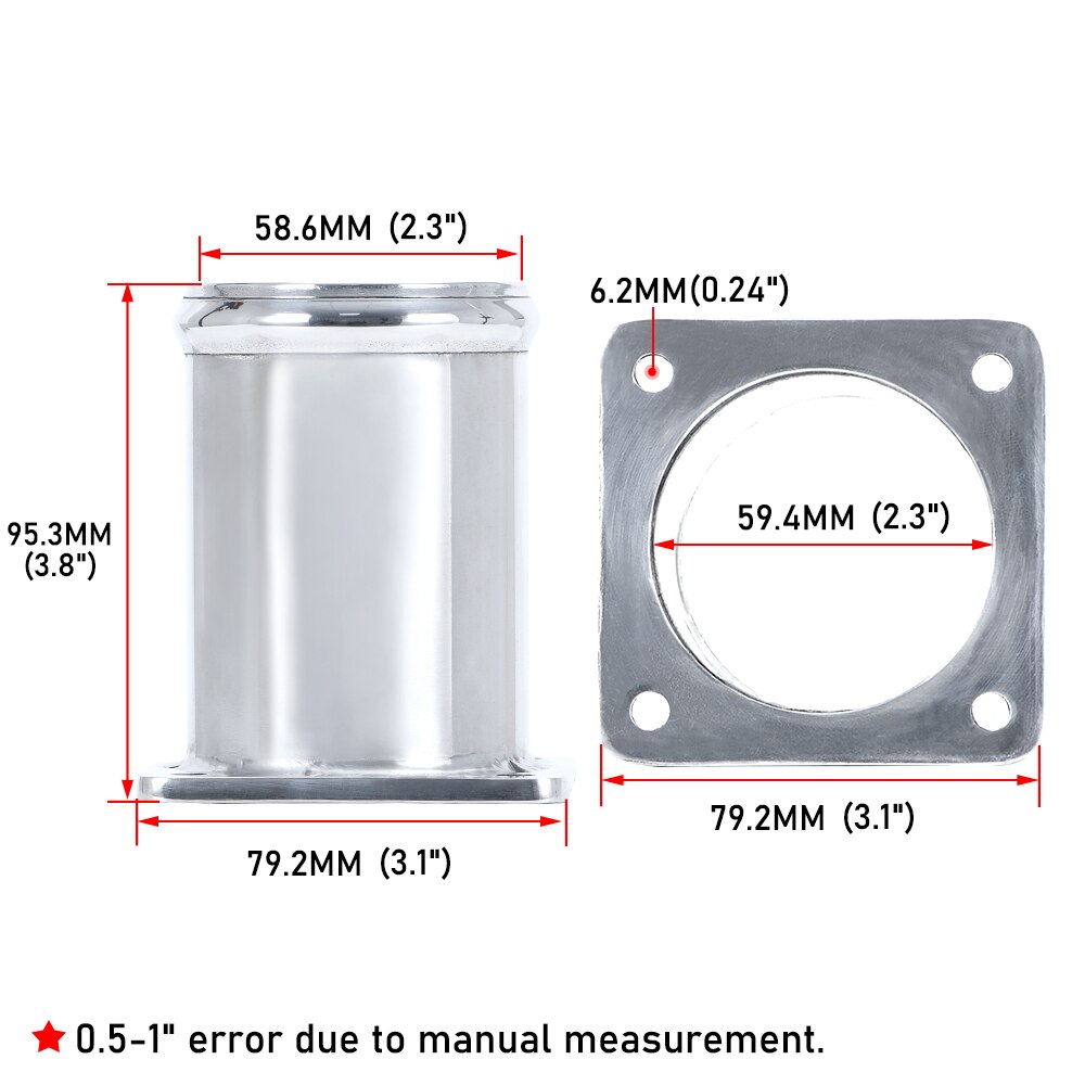 EGR REMOVAL kit / EGR Valve blanking plate For LAND ROVER DISCOVERY 2 & DEFENDER TD5 PQY-EGR11