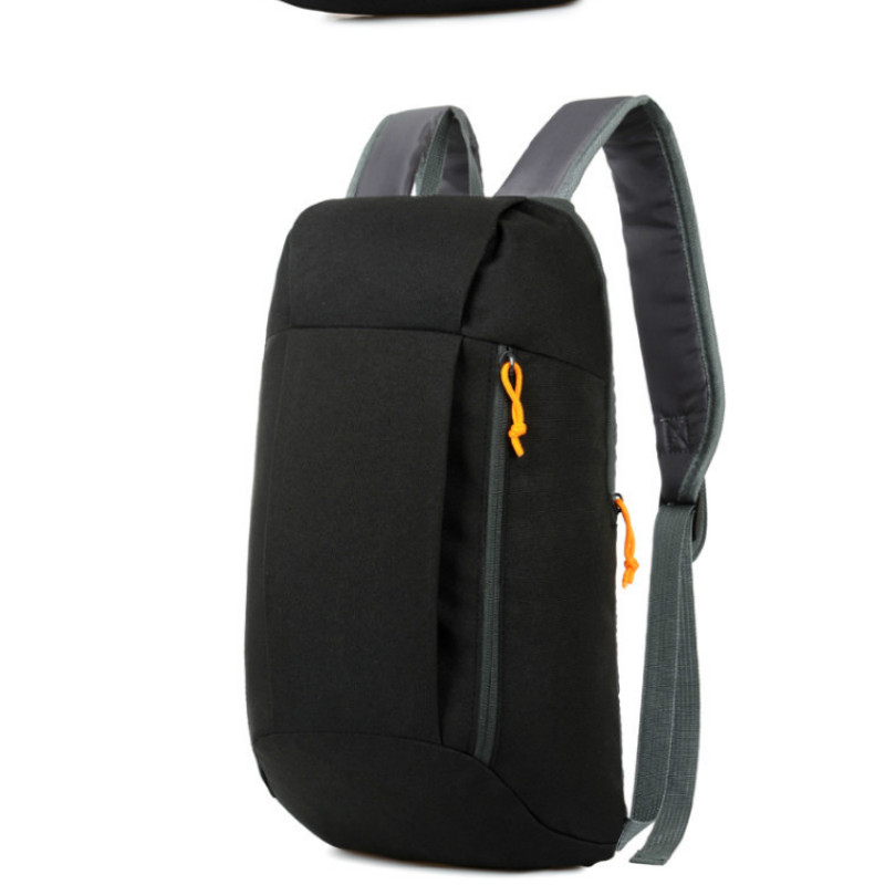 Sac à dos étanche 10L pour Sports de plein air léger, sac à dos pour Sports de plein air, voyage randonnée avec fermeture éclair avec ceinture ajustable, pour hommes, femmes et enfants: Noir couleur