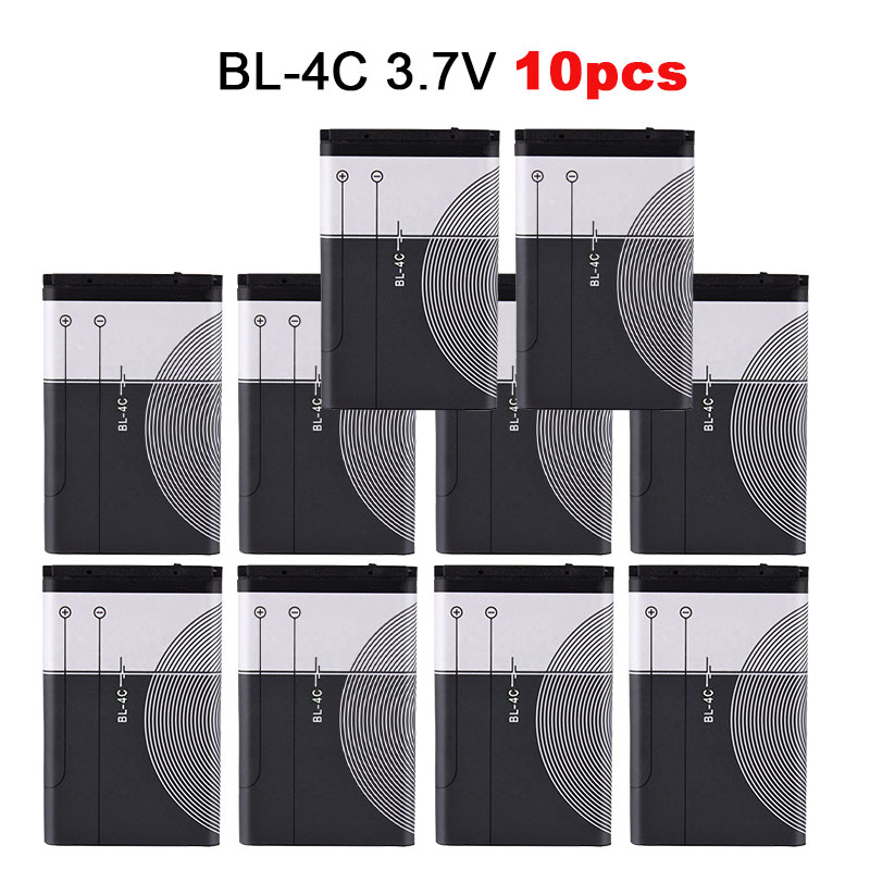 BL-4C Li-Ion Batteri 890mAh 3.7V - For Nokia 6100 6300 7200 2220S C2-05: Grå