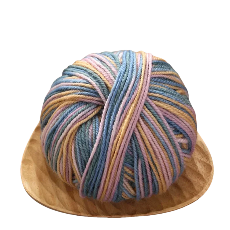 50g Sectional Dyed Colorful Wool Yarn for Knitting Sweaters Gloves Scarves Yarn To Make Hand-Knitted Crochet Thread Yarn: black