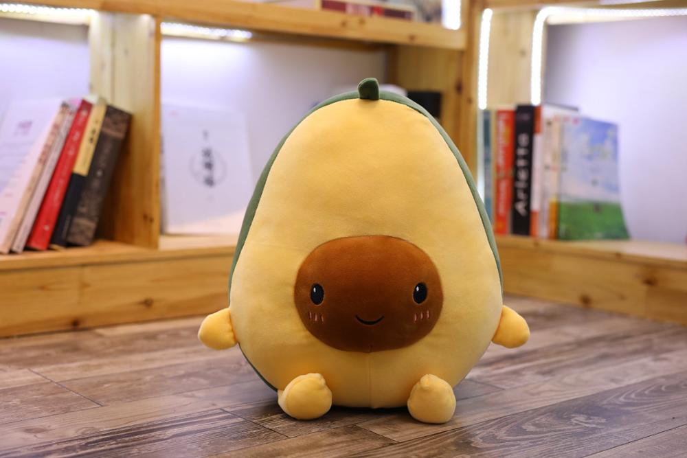 60Cm Ins Avocado Pop Leuke Fruit Knuffel Grote Super Zacht Kussen Kussen Cadeau Voor Kinderen schattige Gevulde Pop: about 30cm / short plush