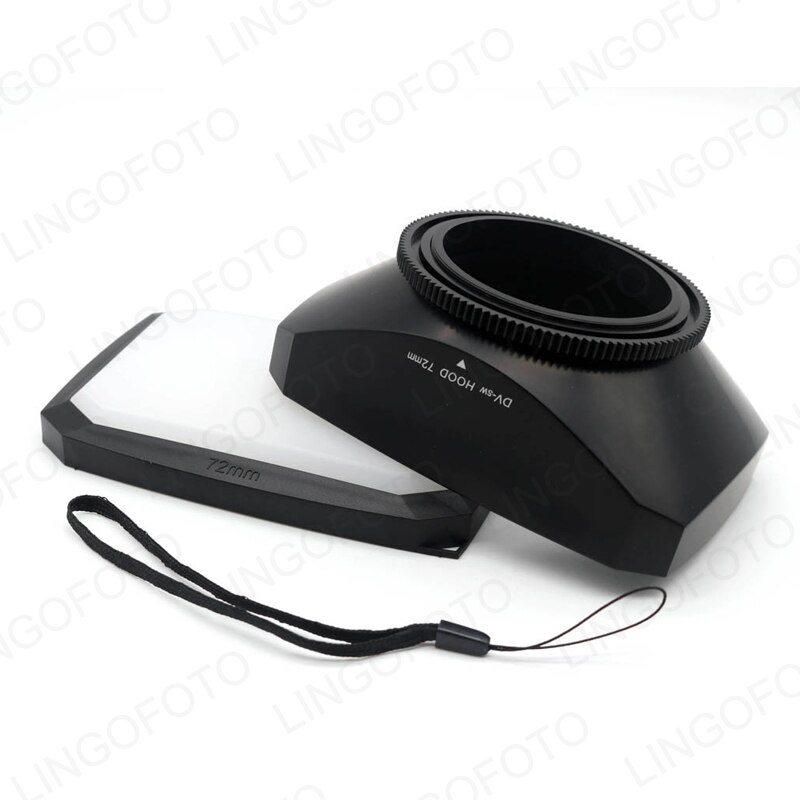 Mennon 16:9 Groothoek Video Dv Zonnekap 37Mm 52Mm 72Mm