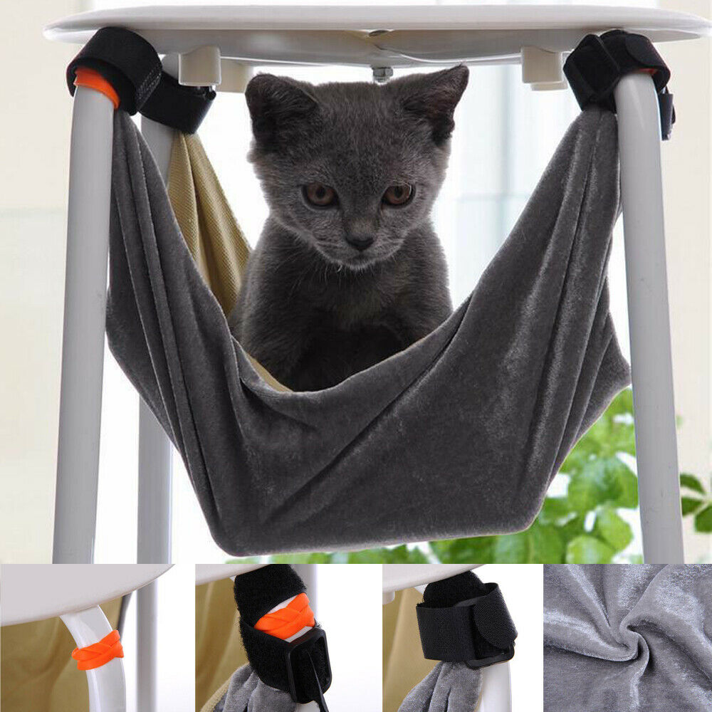 Haustier Kätzchen Katze Hängematte Abnehmbare Hängen Weichen Bett Käfige für Stuhl Kätzchen Ratte