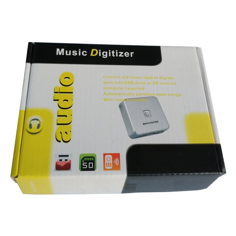 Ezcap241 Analog Music to MP3 converter, to USB Flash disk/SD Card directly, no pc need, automatic partition earch song 128Kpbs