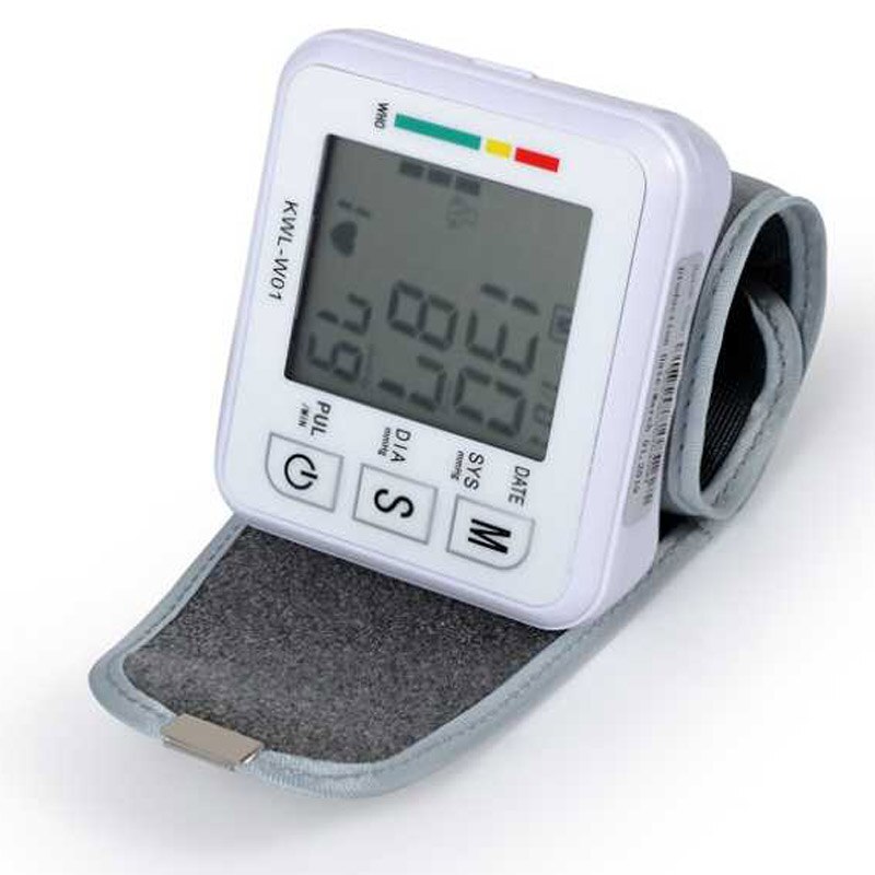 Bloeddrukmeter Automatische Digitale Pols Bloeddrukmeter Heart Beat Rate Pulse Monitor Tonometer Pulsometer Machine