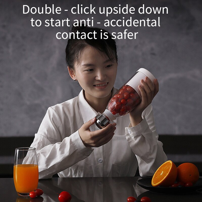 Portable Blender Mini Mixer Electric Juicer Machine Fresh Juice Blender Smoothie Maker Blender Cup Juice Fruit Extractors