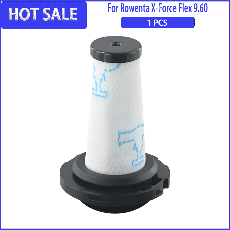 Compatible con filtro Hepa Rowenta X-Force Flex 9.60 / X-Nano) ZR 009010 Accesorios de piezas: Gris claro