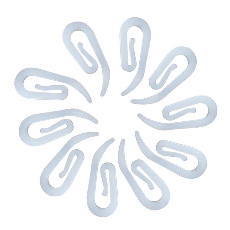 Curtain Hooks window door ring Hooks white plastic curtain hook for car house curtain