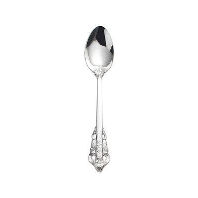Juego de cubiertos dorados, cuchillo, tenedor, cuchara de acero inoxidable 18/10, tenedores, cuchillos, cucharas, juego de vajilla de cocina: silver dinner spoon