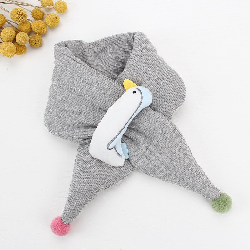 Babysjaal herfst en winter cartoon pinguïns dikke warme hals koreaanse versie schattige jongen plus fluwelen hals meisjessjaal: 7