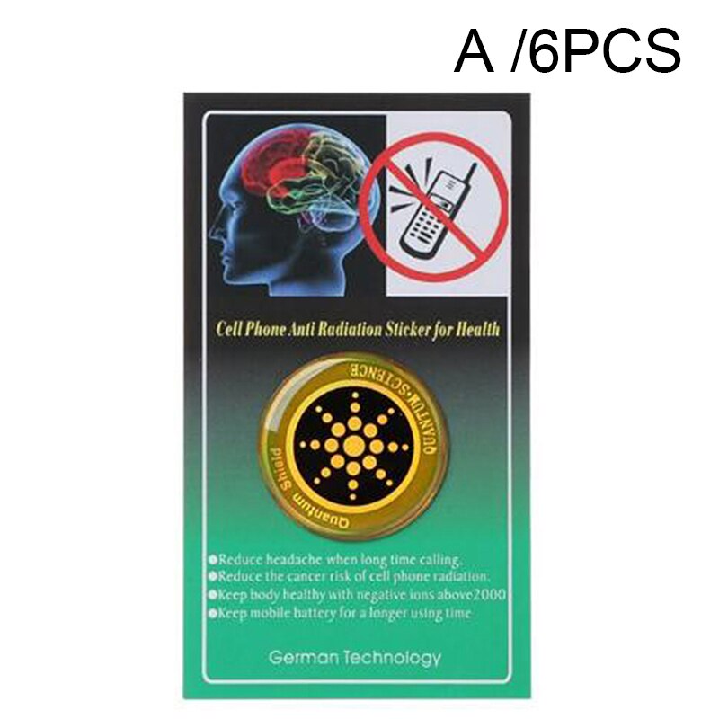 1 Pcs Radiation Shield Cell Phone Anti-Radiation Sticker Protection for Mobile Phone DJA99: 1