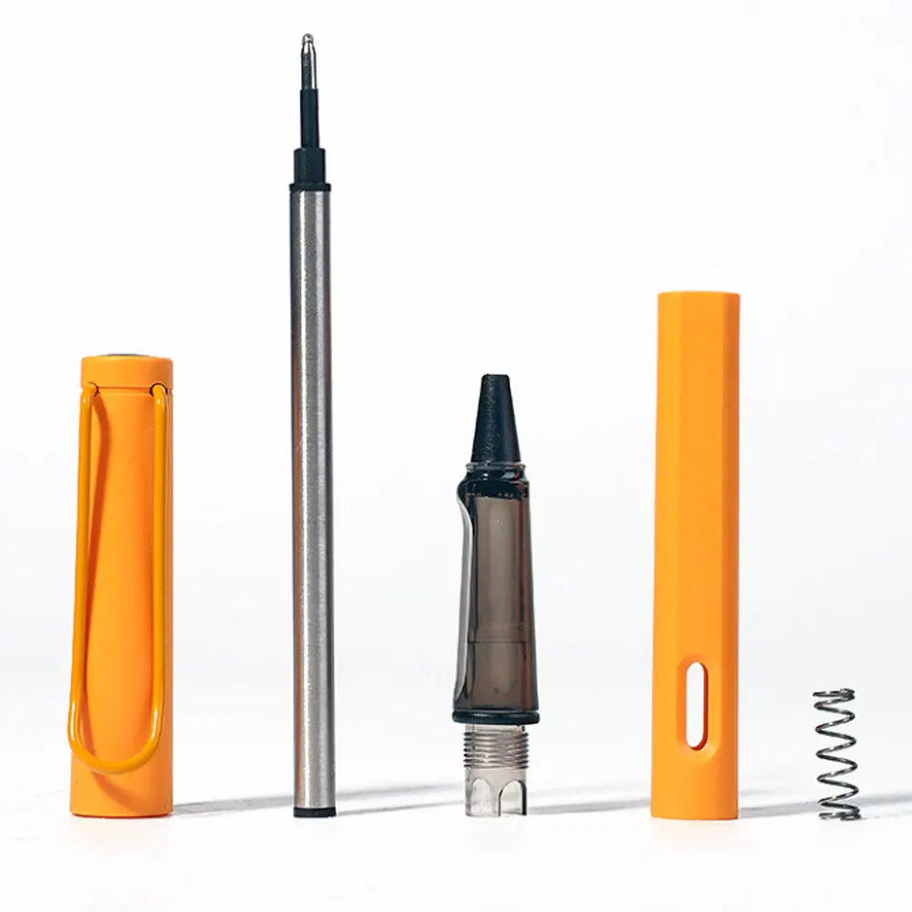 Smooth Writing Rollerball Pen with 0.5mm Black Refill, Popular Pens Clip, School Stationery, Various Color Choices