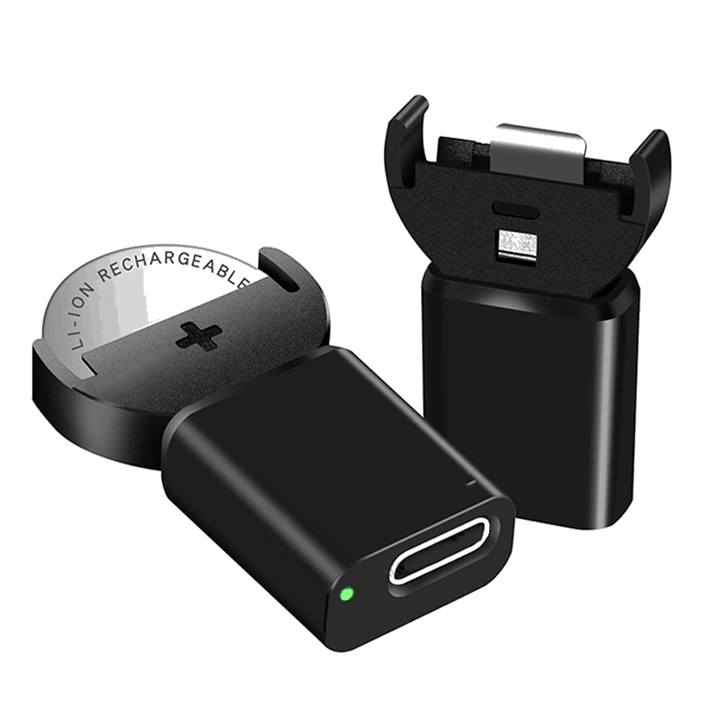 USB Type-C Mini Button Battery Charger Multiple Protection Lithium-ion Button Battery Charger for LIR2032 1632 Battery