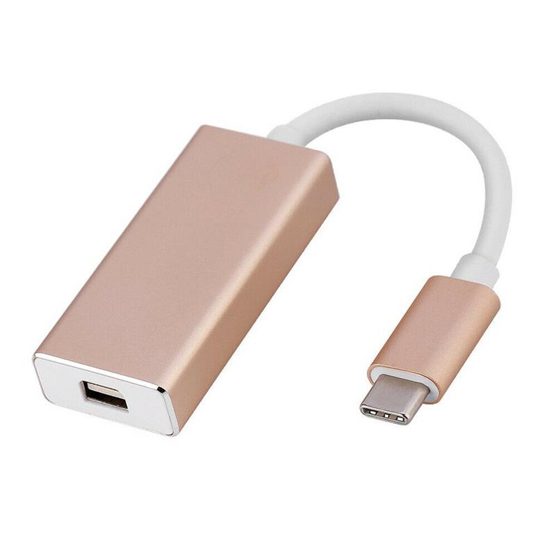 Nyeste thunderbolt 3 usb-c til mini displayport konverter 4k @ 60hz type-c til mini dp adapter til macbook!