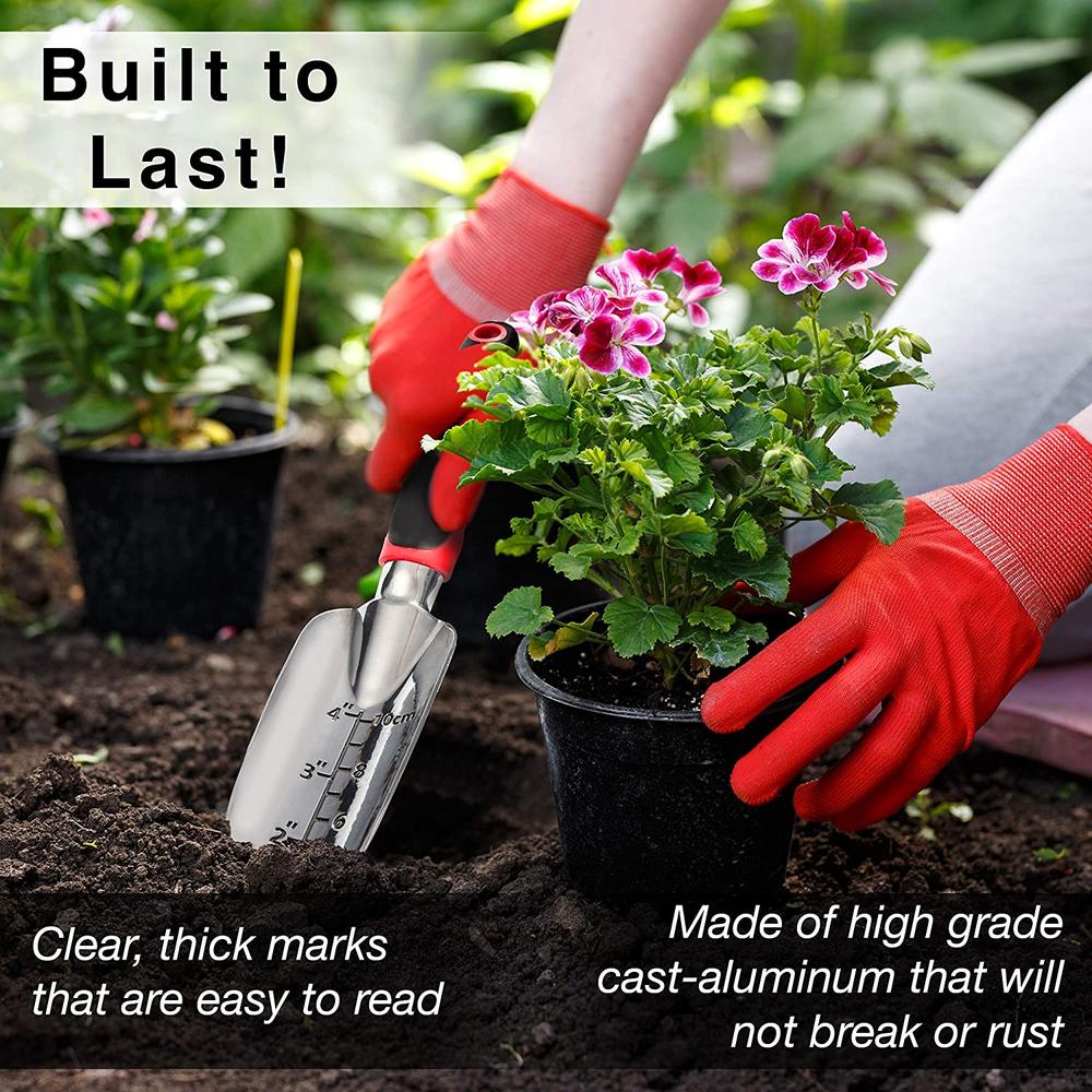 3pcs Garden Tools Set Cultivating Planting Trowel Pruner Cultivator Shovels Spades Garden Tools With Ergonomic Handles