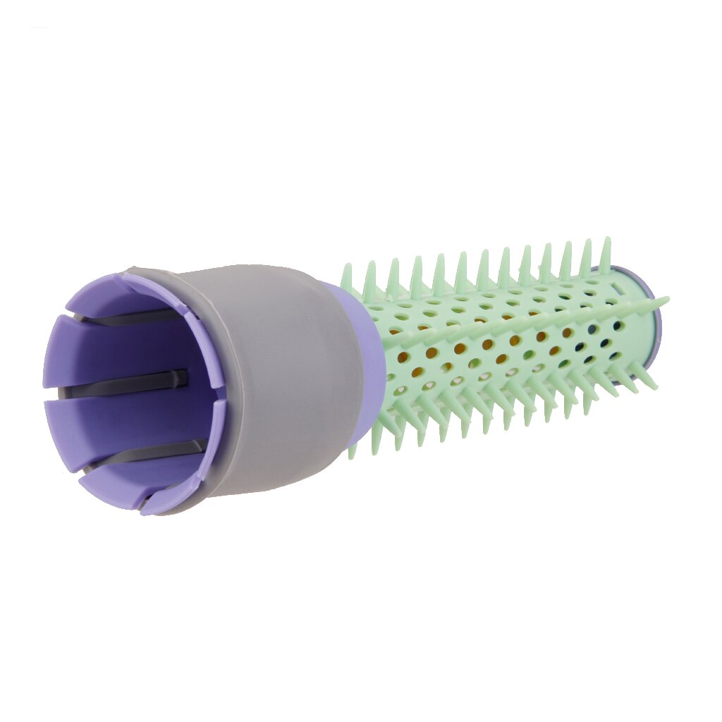 Peine de fijación para secador de pelo, cepillo para rizar el cabello, azul