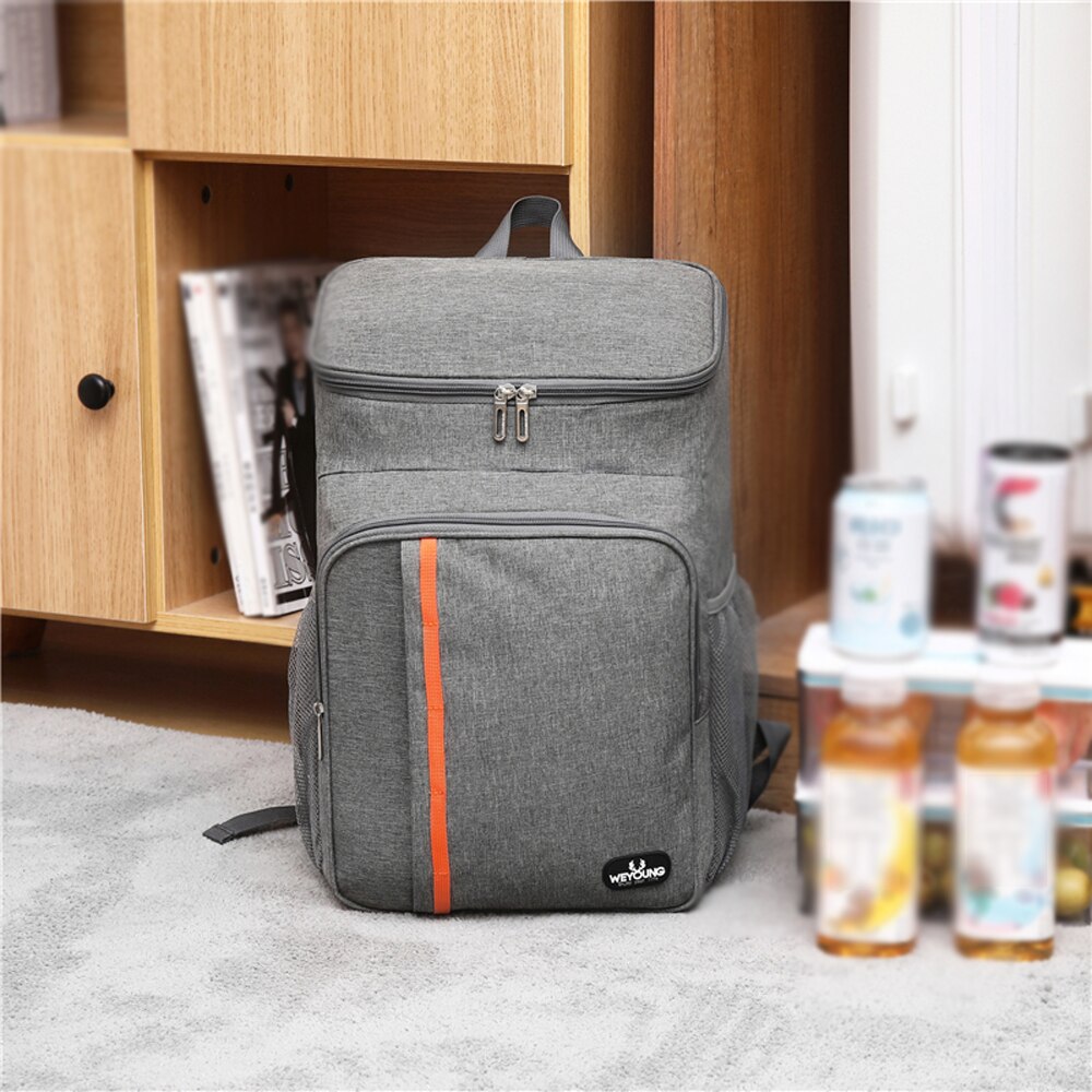 18L Große Kapazität Leck nachweisen Mittagessen Rucksack Thermische Große Picknick Kühlen und Warmen Isolierte Tasche Schulter Tasche