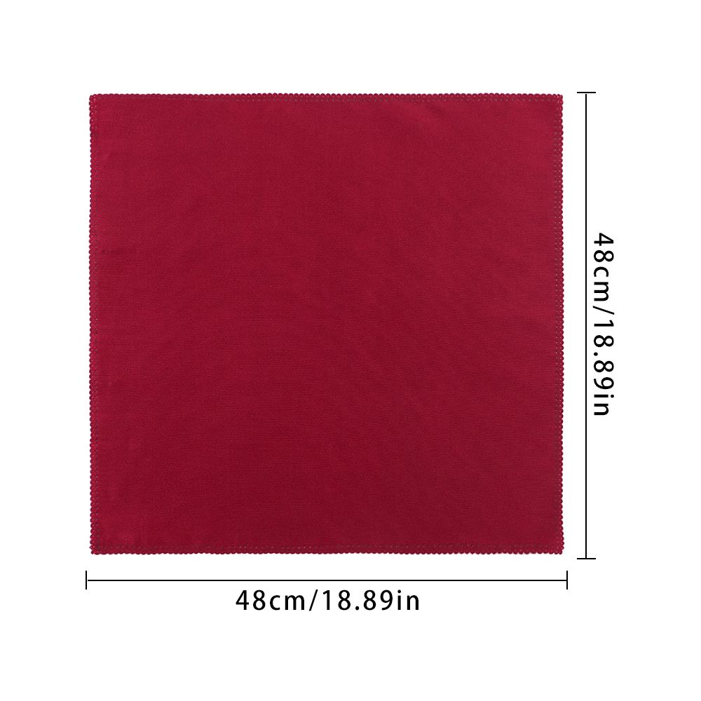 Tovaglioli per la cena rossi solidi