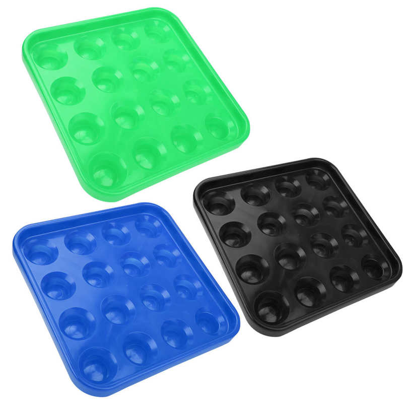 5 Kleuren Biljart Bal Lade 16 Gaten Opslag Houder Box Voor Snooker En Pool Zalen Biljart Accessoires