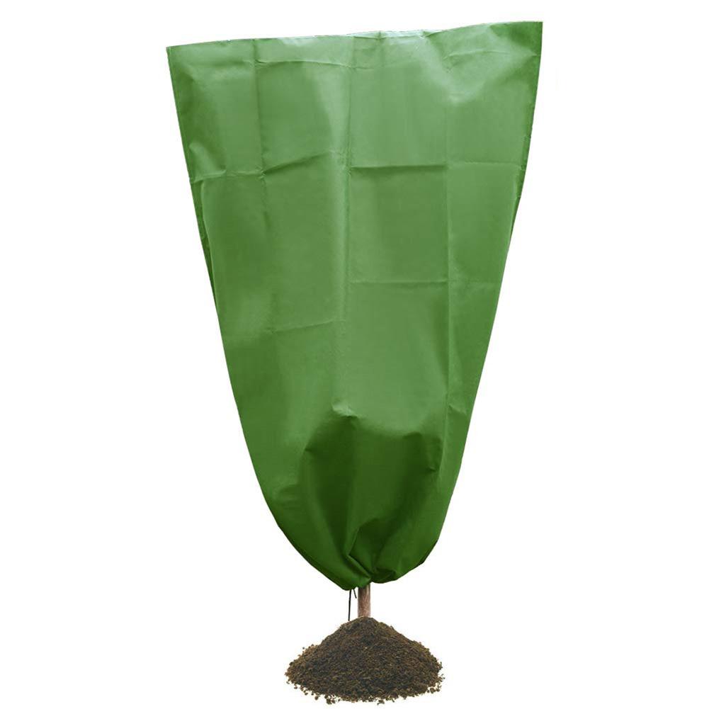 Copertura vegetale Antivento Gelo di Inverno Congelato Protezione Pianta Coperta Pianta Da Giardino Sacchetto Della Copertura Freddo Piante Frutta Borsa Albero di natale: 1X1.1m verde
