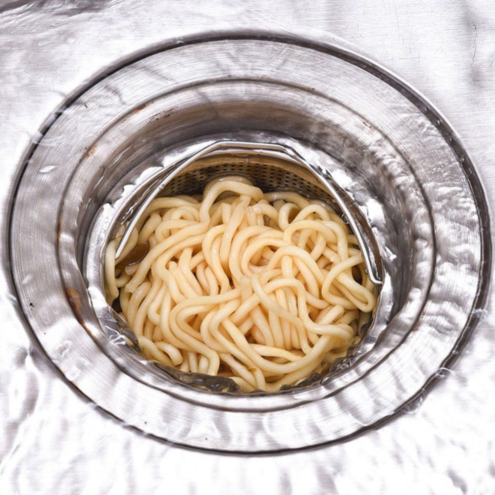 Roestvrijstalen Gootsteenzeef Plug Dicht Gat Wastafel Gootsteen Afvoer Filter Mand Met Handvat Afvoer Keuken Accessoires