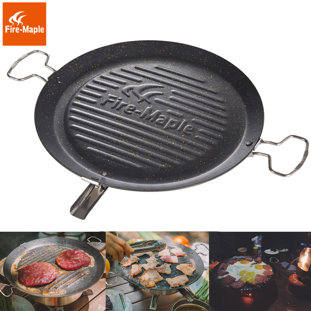 Fire Maple Outdoor Grillen Pan Picknick Draagbare Non-stick Bakpan Bbq Camping Picknick Koekenpan Bakvormen 30Cm