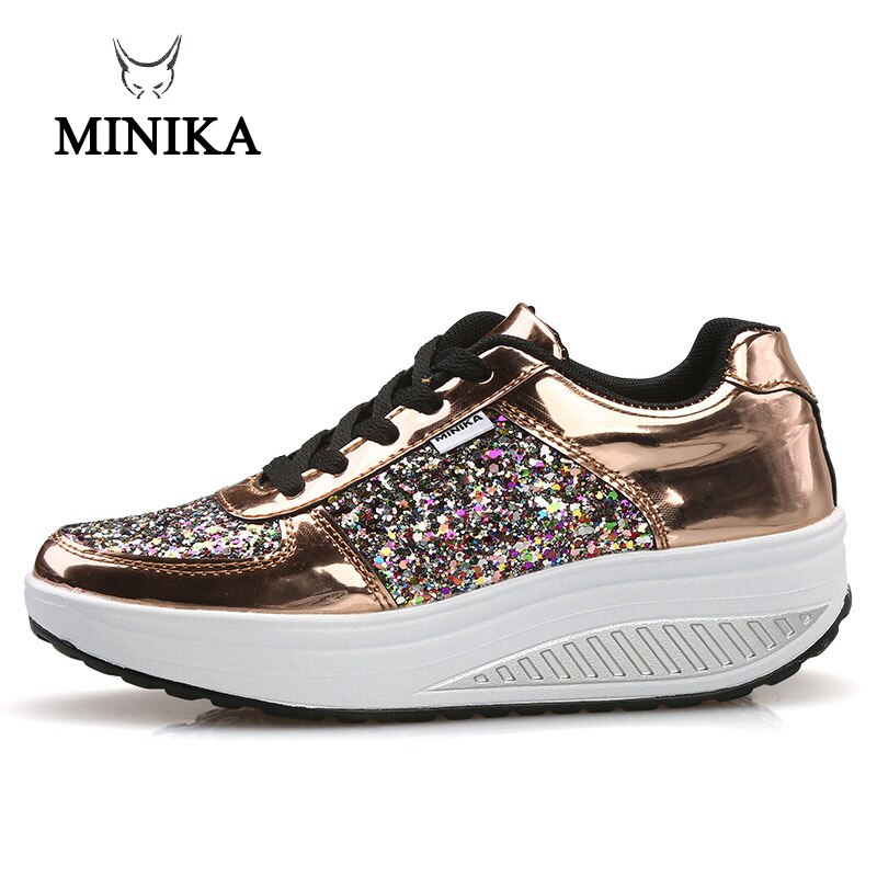 Winter High Increasing Shake Shoe Women Sapato De Fitness Shoes Zapatos De Mujer Hard-wearing Sport Sneakers Sapatos