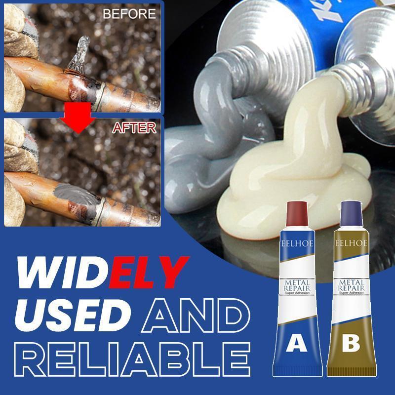 100g Magic Reparatie Lijm AB Metaal Gietijzer Repareren Lijm Hittebestendigheid Koudlassen Metaal Reparatie Lijm Middel Caster lijm