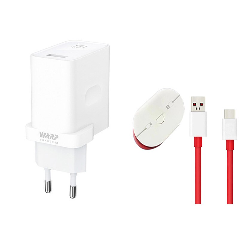 Oneplus original warp charge 5v6a adaptador de energia urdidura 30 w carregador ue eua carregador cabo carga rápida 30 w para oneplus 7 t pro